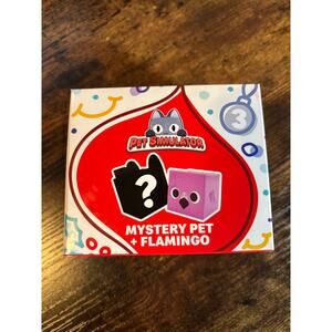 New McDonalds 2024 Happy Meal Toys Pet Simulator Roblox Flamingo